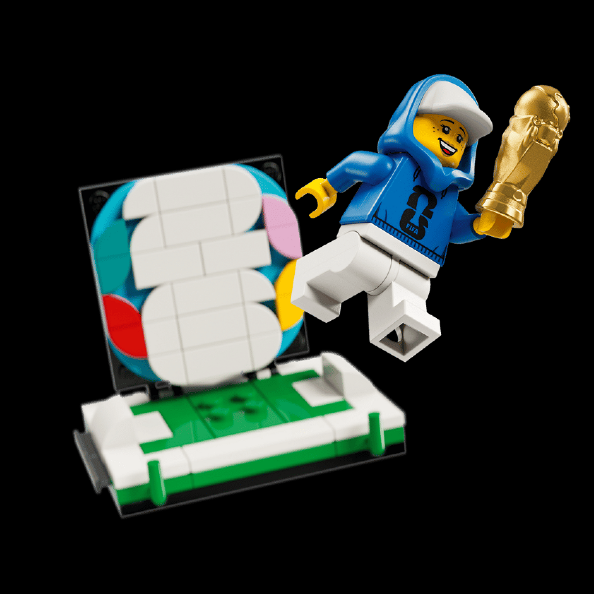 Golden Championship Trophy Building Set – 2842 Pieces