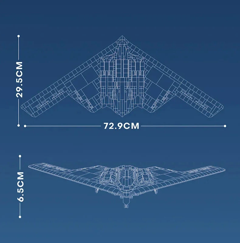 B2 Stealth Bomber – 2063 Pieces