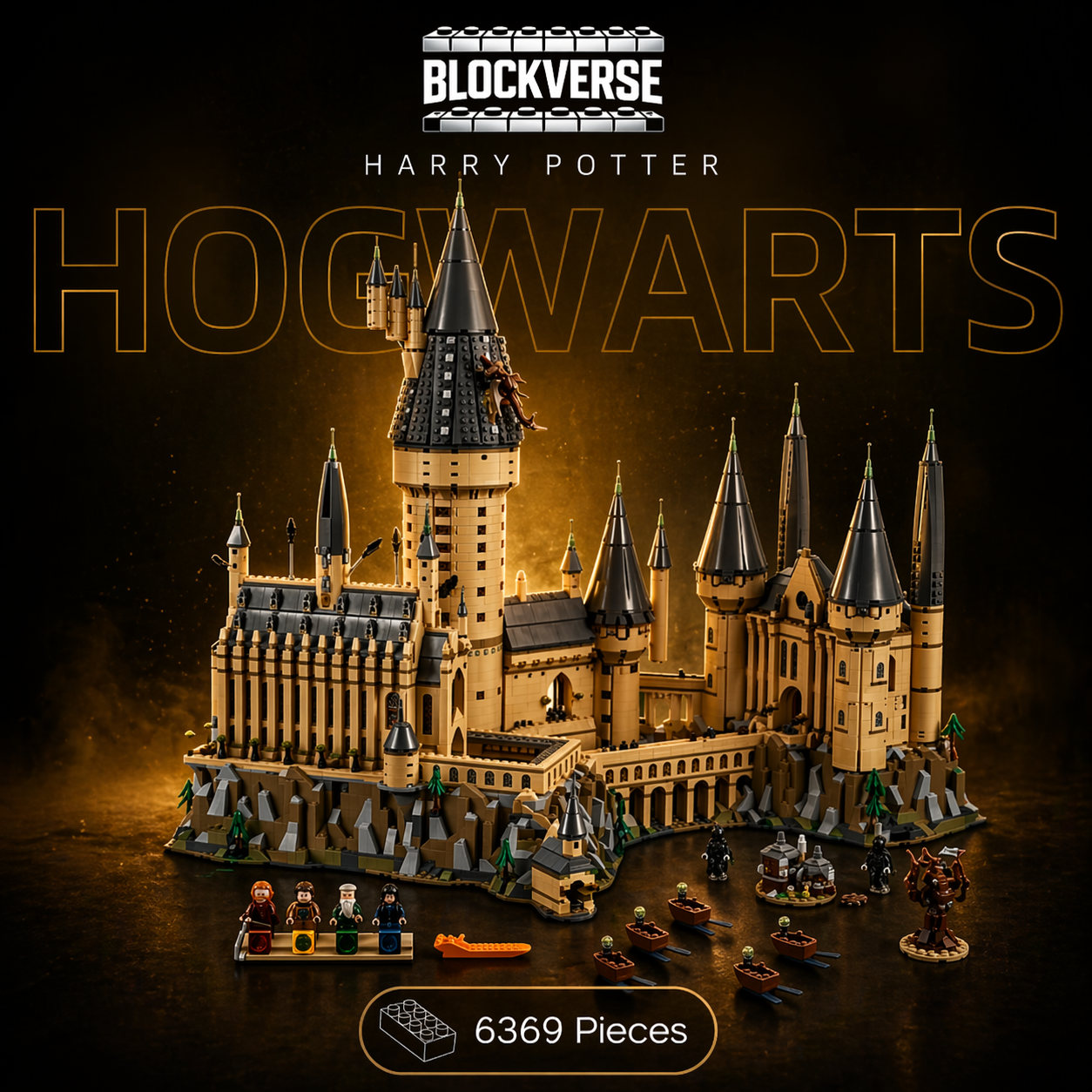 Magic Castle Fortress – Premium Building Set (6020 Pieces)