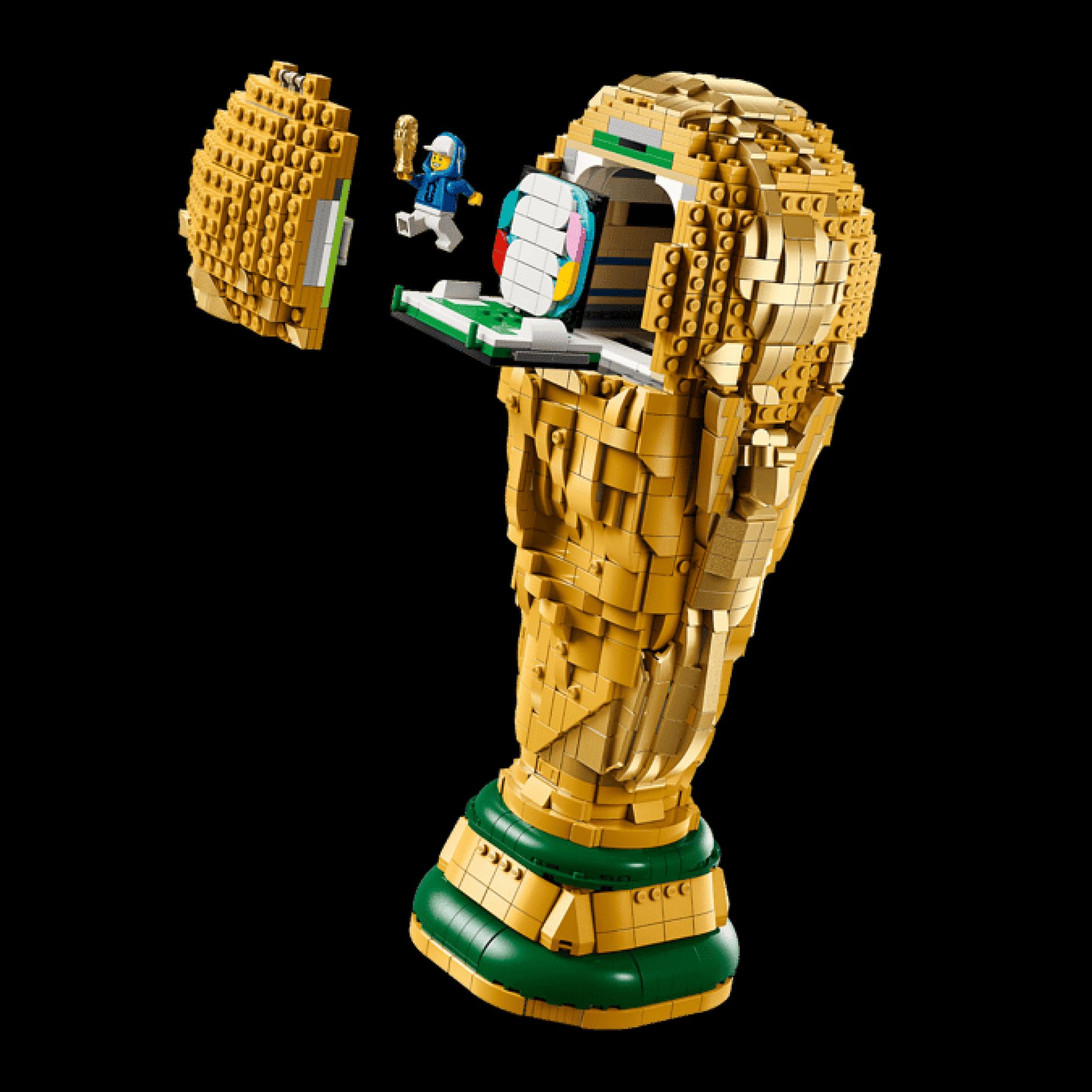 Golden Championship Trophy Building Set – 2842 Pieces