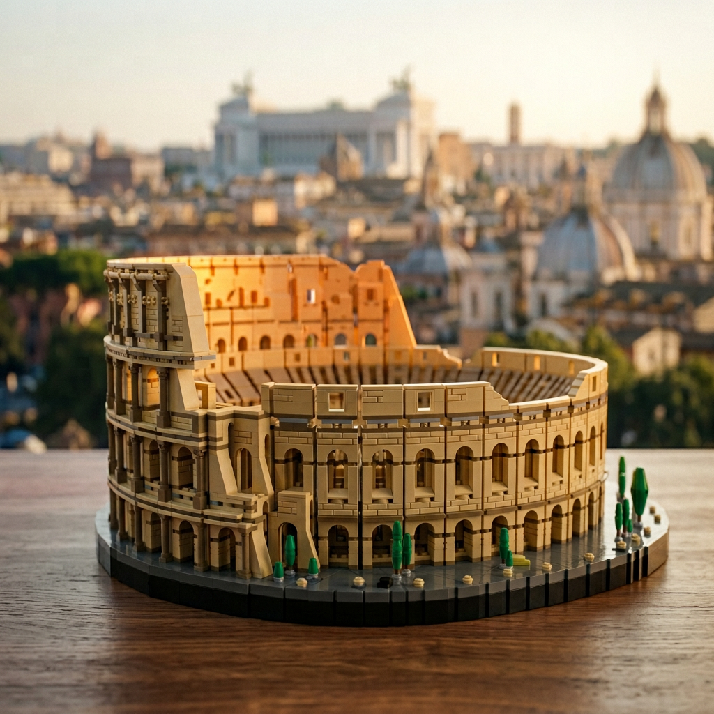 Roman Colosseum Model – Premium Architecture Building Set (9036 Pieces)